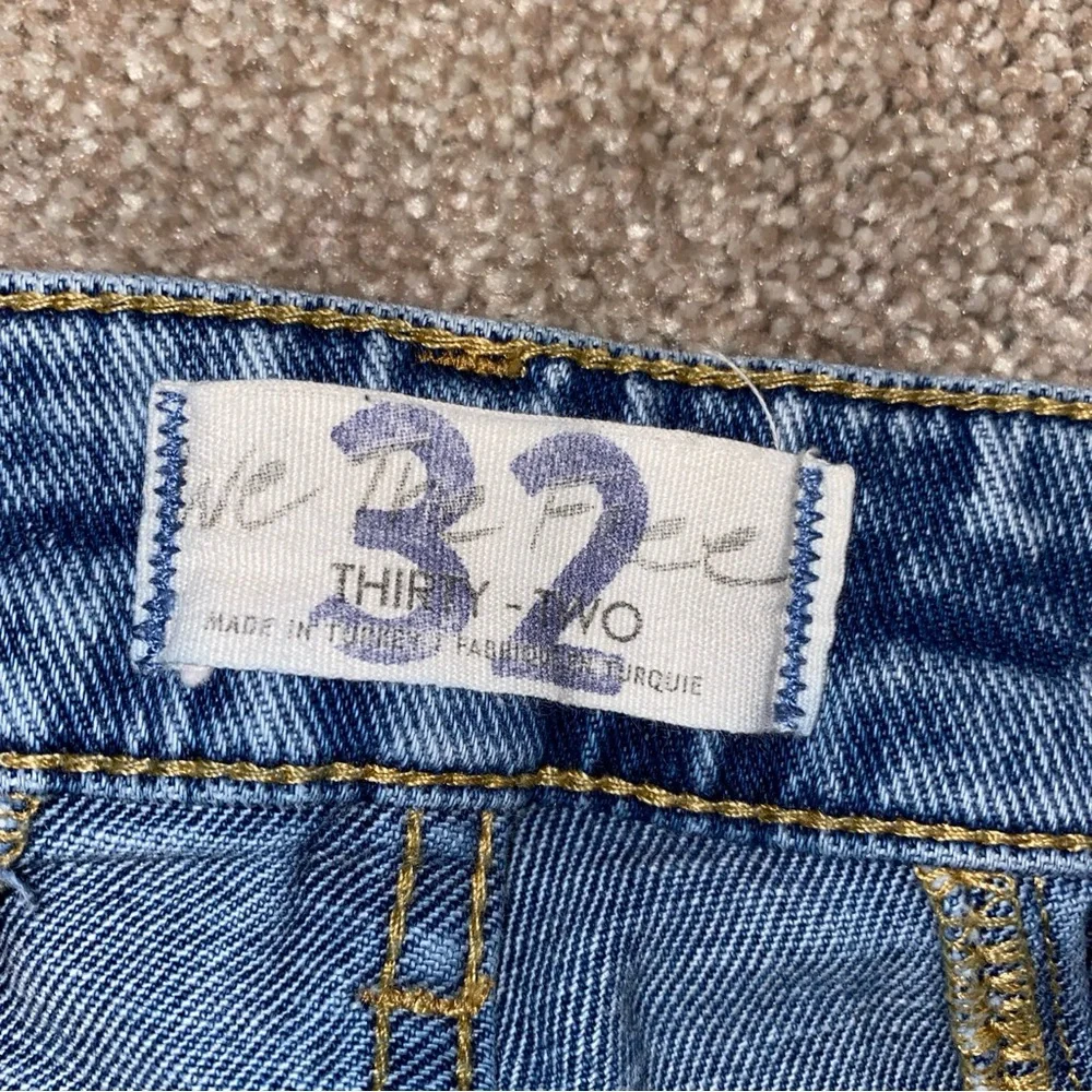 Free People We The Free Thunderbird‎ Flare Jean Size 32 Electric Blue High Rise